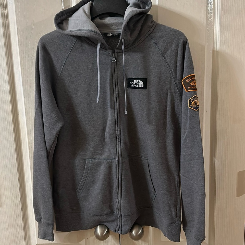 The North Face size XL Fleece Full Zip Up Hoodie Jacket Women
